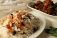 GHEE RICE BEEF CURRY COMBO