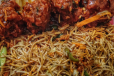 NOODLES WITH SCHEZWAN CHICKEN LEG PC DRYE