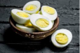 Boiled duck eggs 2 with pepper and salt 