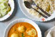 Ghee rice with egg mappas