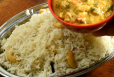 Ghee rice with Gobi mappas