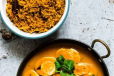BIRYANI RICE WITH EGG CURRY COMBO