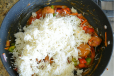 GHEE RICE WITH VEG MANJURIAN GRAVY