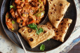 BUTTER NAN 2 WITH VEG KADAI