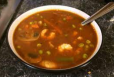 HOT AND SOUR PRAWNS SOUP