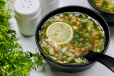 LEMON CORIANDER VEG SOUP