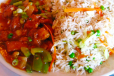 Fried Rice With Chilly Chicken