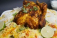 BIRYANI RICE WITH FULL CHICKEN FRY