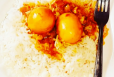 WHITE RICE WITH EGG CURRY