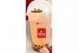 STRAWBERRY  BUBBLE TEA CREAM MOUSSE and TIGER SUGAR