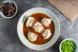 Chicken andamp; Mushroom Wontons With Five Spice Sauce