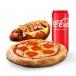 Sharing Meal for 6 (Hotdog and Pizza and Drink)