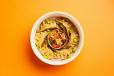 Chicken Dumpling Kimchi bowl