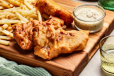 Fish and chips 4 piece