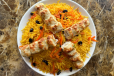 Bukhari Rice With Reshmi Kababs 2 Pieces