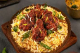 Chicken kabab biryani