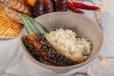 Fish piece and Rice