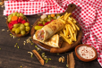 Meat Shawarma Sandwich Combo