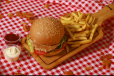 Chicken Burger Sandwich Combo
