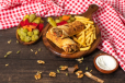 Tikka Charcoal Sandwich Combo