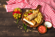 Chicken Mexicana Spicy Sandwich Combo