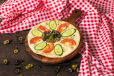 Cheese And Vegetables Manakish