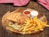 Tunisian Tabouna Merguez With French Fries