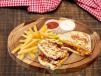 Tunisian Shrimp Makloub With French Fries