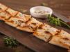 Potato With Cheese Pide In Oven
