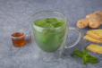Fresh Ginger Peppermint Tea With Honey