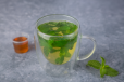 Fresh Mint Tea With Honey