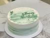 Vanilla Green Shade Cake