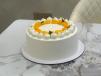 Mango Designed Vanilla Cake