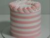 Vanilla Pink And White Cake