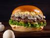 Mushroom White Beef Burger