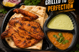 Chicken Tikka with 1 Roti Free