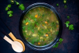 Lemon Coriander Vegetable Soup