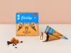 Caramel Brownie Mini Ice Cream Cone 50 ml x 4