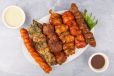 Mix Grill Chicken, Mutton And Fish