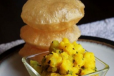 Poori  Bhaji  4 Poori