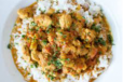 Rice With Chicken Curry