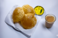 Poori with Bhaji and Coffee