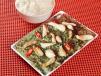Laing chicken with rice