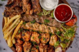 Half Kabab Platter Combo