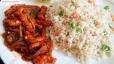 Chilli Chicken With Rice