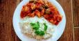 Chicken Shashilk With Rice