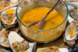 Grilled Oyster with Soup