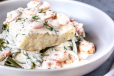 Shrimp with Cream Sauce