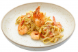 Prawn Fettuccine with Chili Cream