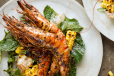 Grilled Tiger Prawns